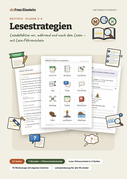 Paket: Lesestrategien, Klasse 3/4